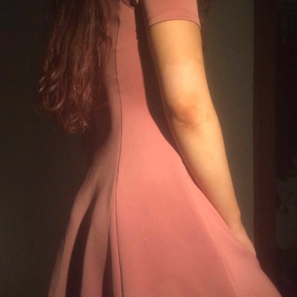 pink skater dress - Picture 2 of 2